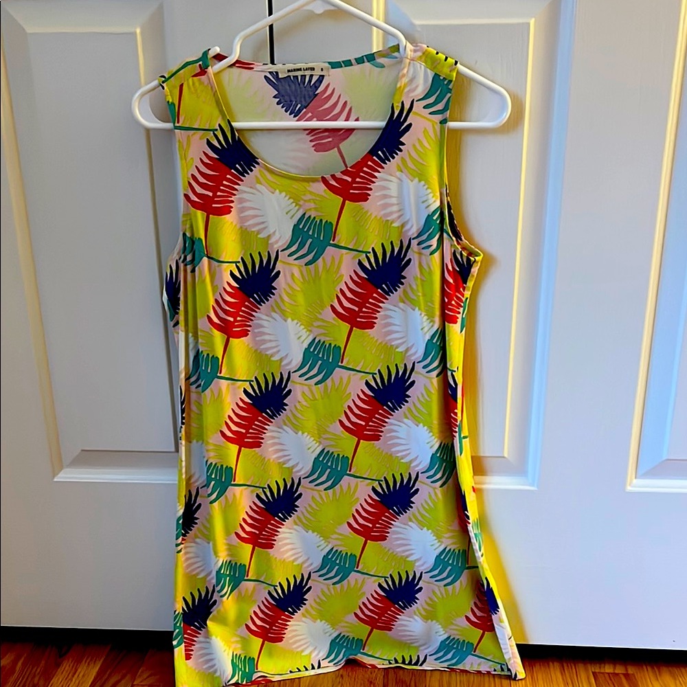 Marine Layer Tropical Print Dress - Size Small